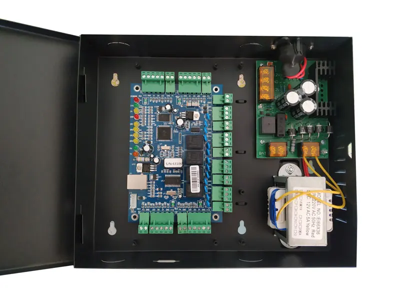 TCP/IP четыре дверца Управление с мощности чехол 110 V/220 V питания Поддержка мульти-функция доступа Система пожарной сигнализации и т. Д. sn: B04-set