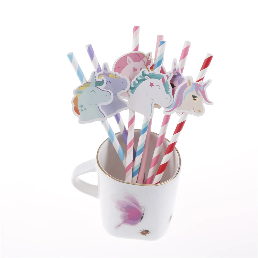 Buy Unicorn Straws Party Supplies Unicorn Drinking