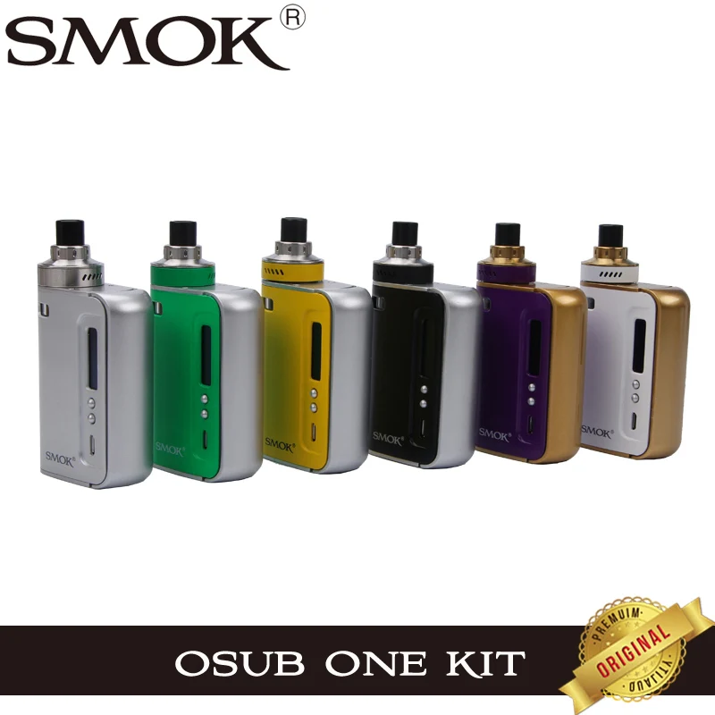 Оригинальный Smok OSUB One All in Kit 50 Вт Osub one Box MOD с батареей 2200 мАч и 2 мл танк электронная