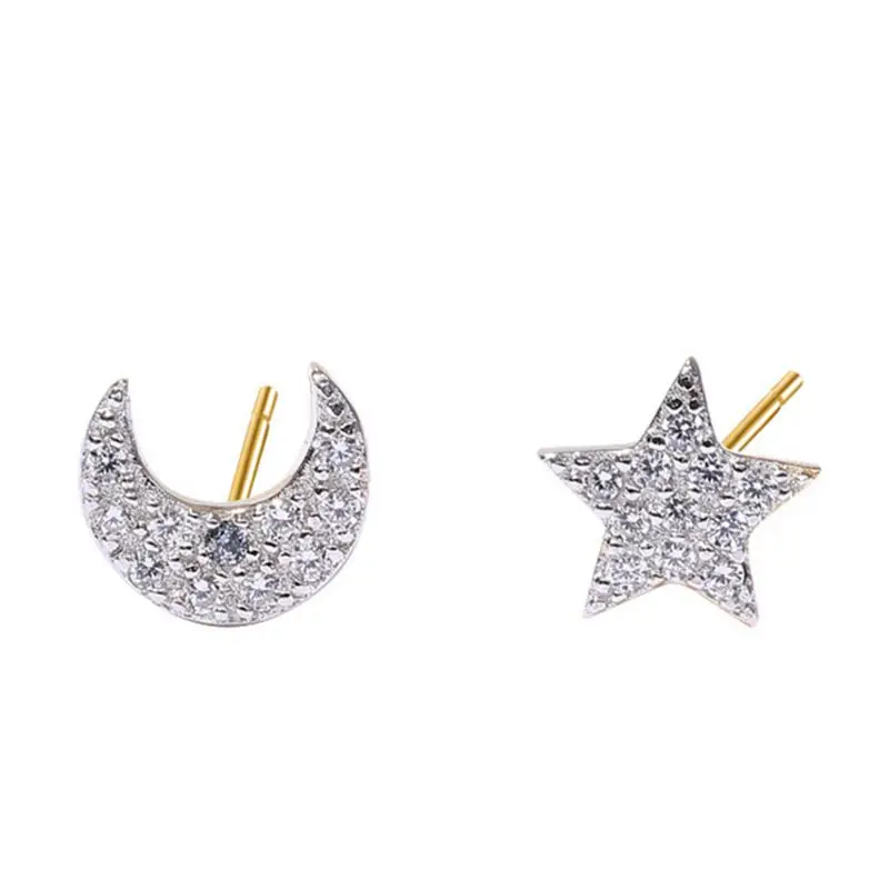 PINJEAS креативные серьги ручной работы в виде звезд Луны ушей женская простая