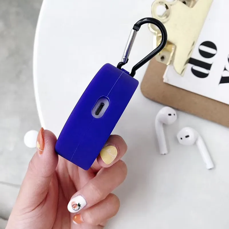 Для AirPods 2 Чехол милый 3D мультяшный Капитан Америка Супермен чехол для наушников