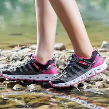 CHAMSGEND Для женщин Летняя уличная походная туристическая и быстрое высыхание обувь повседневная спортивная дышащая обувь на нескользящей подошве; износостойкая обувь для водных видов спорта