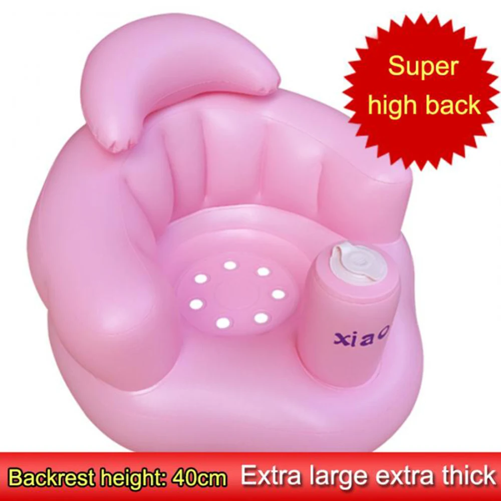 Baby Inflatable Sofa Multifunctional Baby Seat Dining Chair Seat Feeding Chair Portable Baby Bath Stool