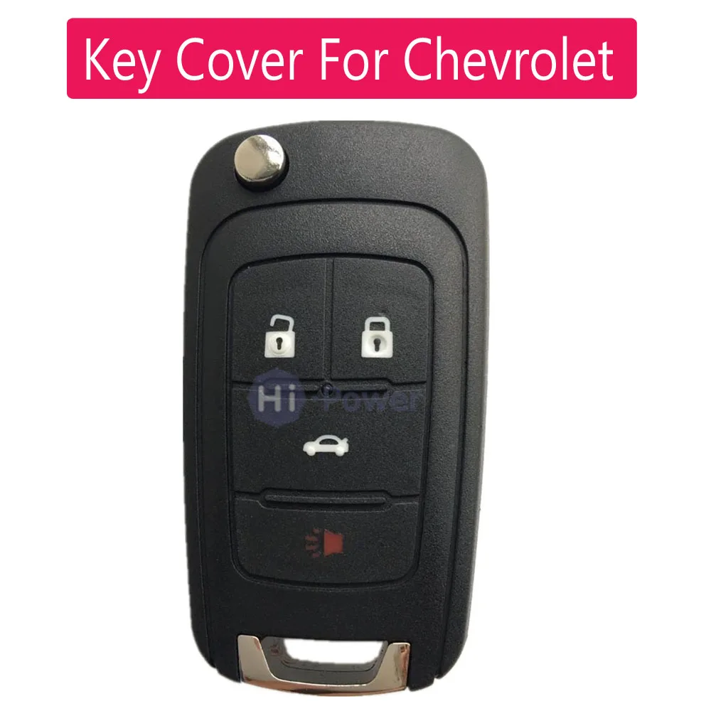 Flip Folding Remote car Key Shell For Buick opel Chevrolet Cruze Epica Lova Camaro Impala 2 3 4 5 Button HU100 Blade 004