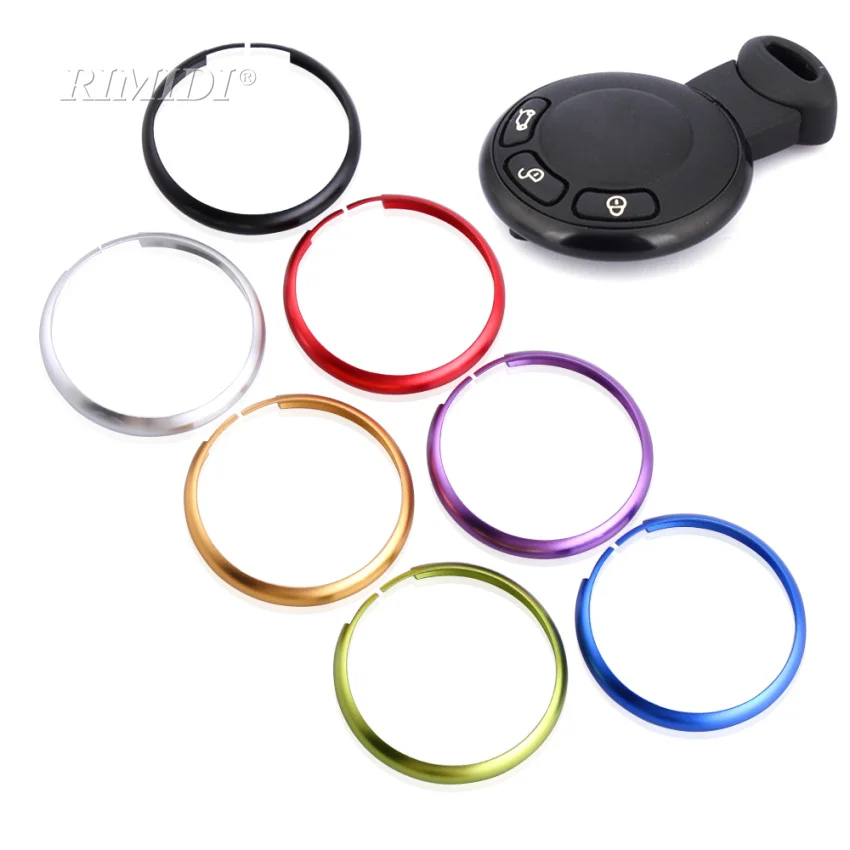 

High Quality Keychain Metal Protective Ring Decoration Ring For Mini Cooper SMart Key 7 Color