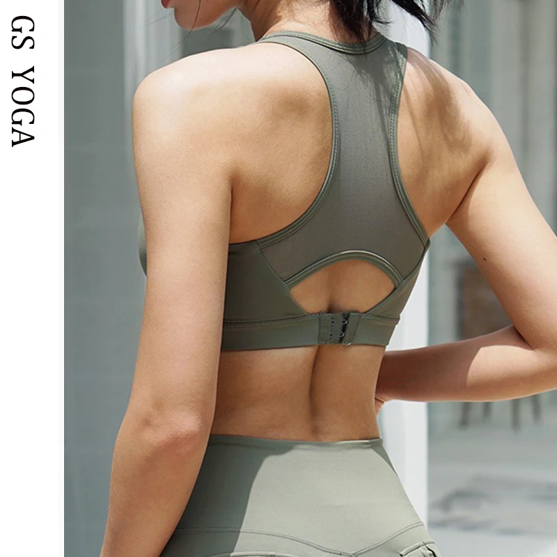 

Women Mesh Running Gym Sport Bras Padded Fitness Workout Bras Anti-sweat Push Up Yoga Athletic Bras Tops clothing workout