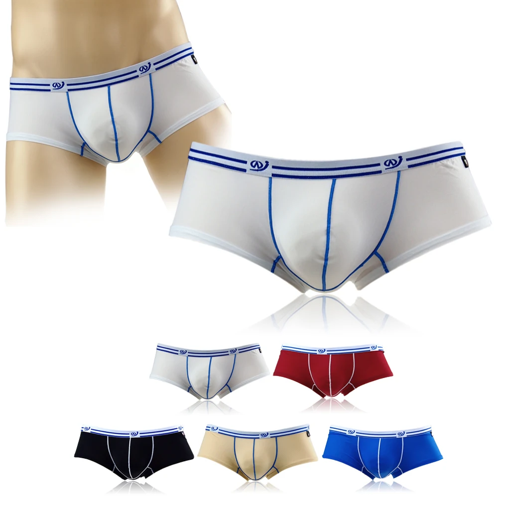 Buy Mens cotton spandex sexy trunks soft ultra thin