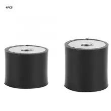 4pcs Rubber Mounts M5 M6 Anti Vibration Rubber Mounts Isolator Bobbin Car Shock Damper hot gczw rubber anti vibration isolator absorber base foot pad 20pcs black