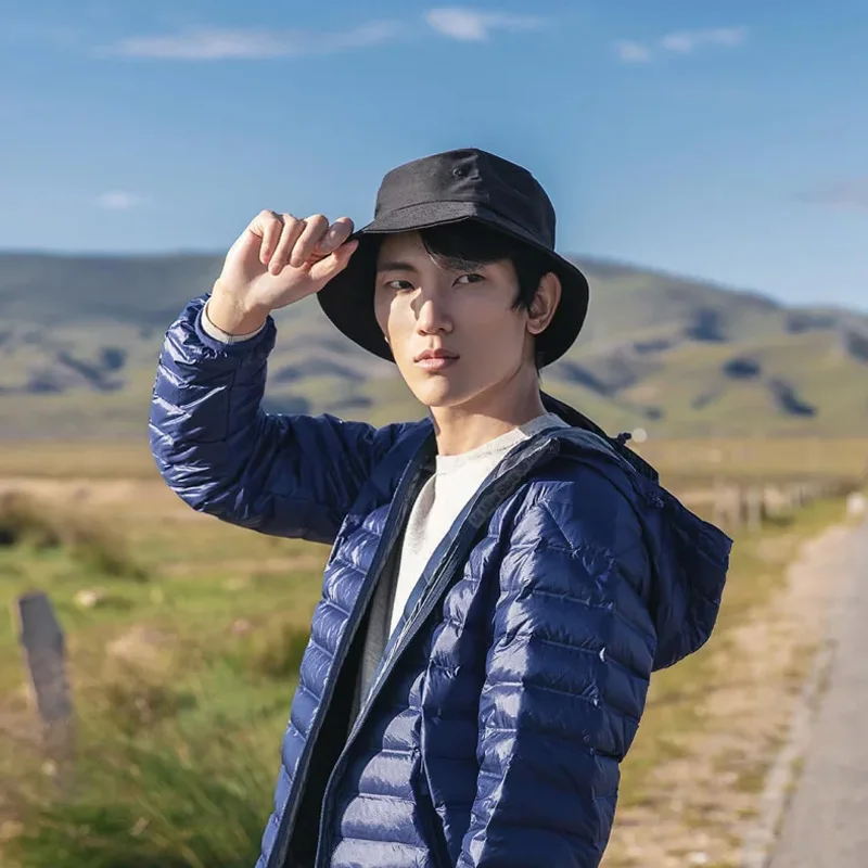 Xiaomi 90 Fun пуховик перо платье пальто один ткачество тонкий белый утиный теплый для