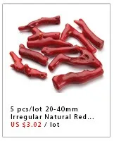 5 шт/лот 20-40 мм Необычные натуральные красные коралловые бусины с подвеской в виде дерева для ожерелья и браслетов DIY F2815