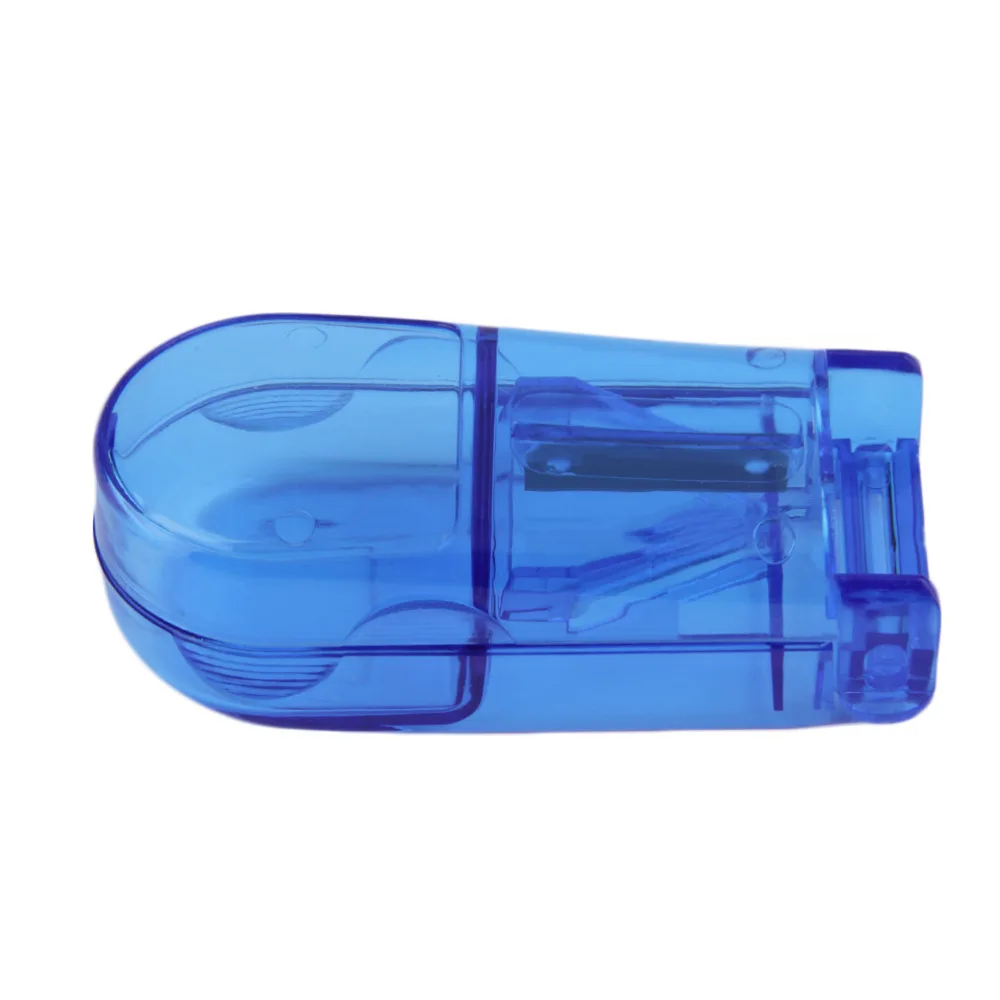 Мини Горячая Полезная портативная коробка для хранения лекарств таблетки держатель нож для разрезания таблеток разветвитель цвет случайный