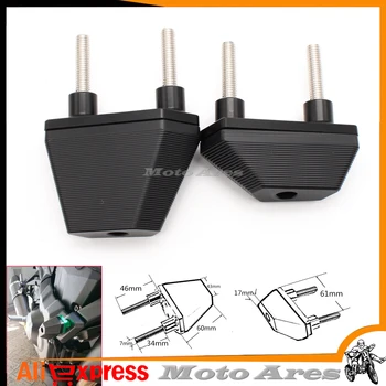 

For Kawasaki Z750 2004-2014 Z800 2013-2016 Z1000 2007-2009 Motorcycle Accessories CNC Frame Sliders Crash Protector Fit Black