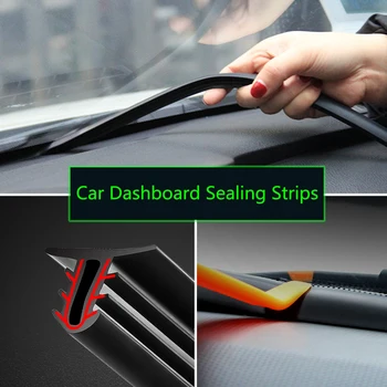 

Car Soundproof Rubber Seal Dashboard Sealing Strip Styling Sticker For Renault Koleos Megane Scenic Fluence Laguna Velsatis