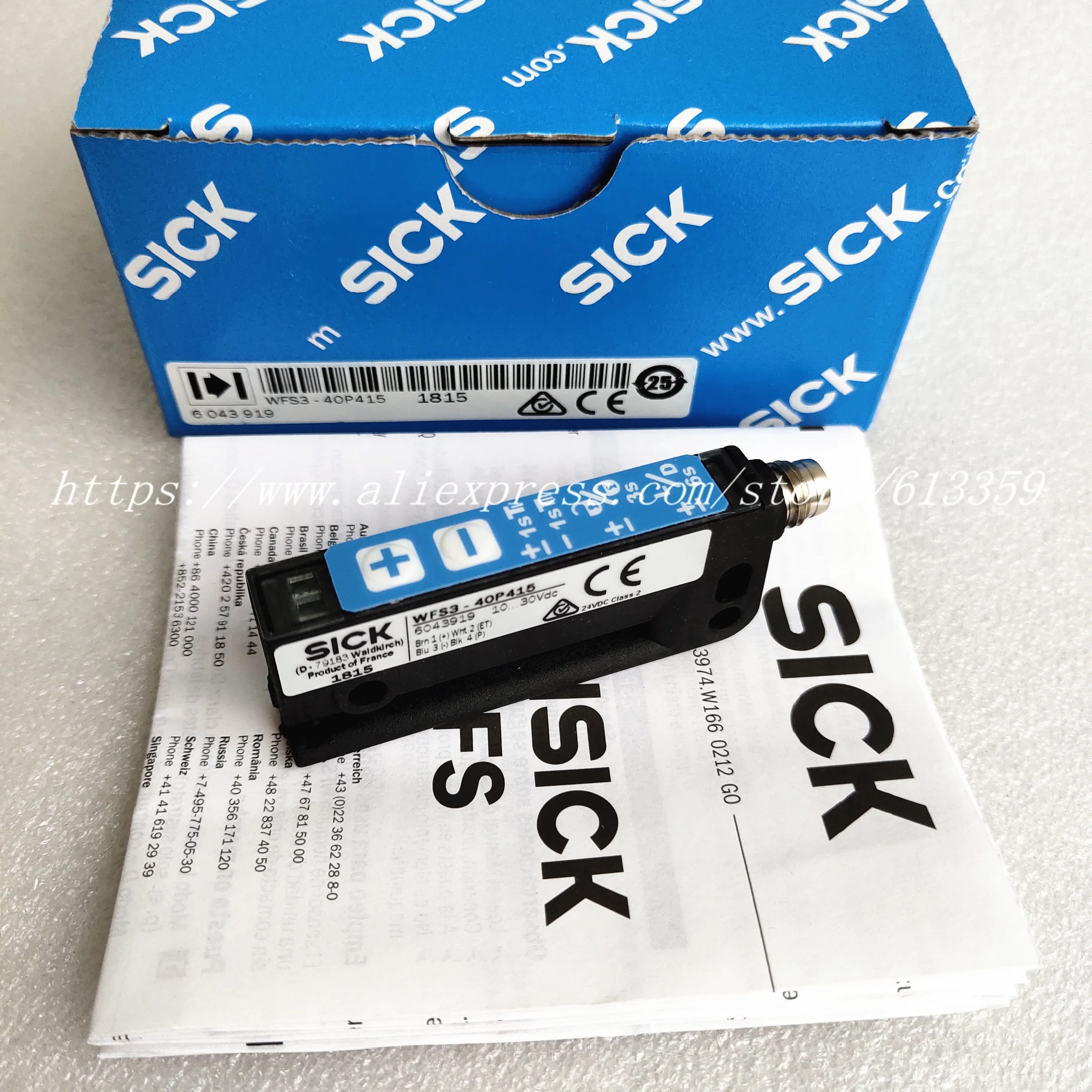 Sick WTV4-3P3441 Photoelectric Sensor 1029582 New In Box  NIB USA SELLER