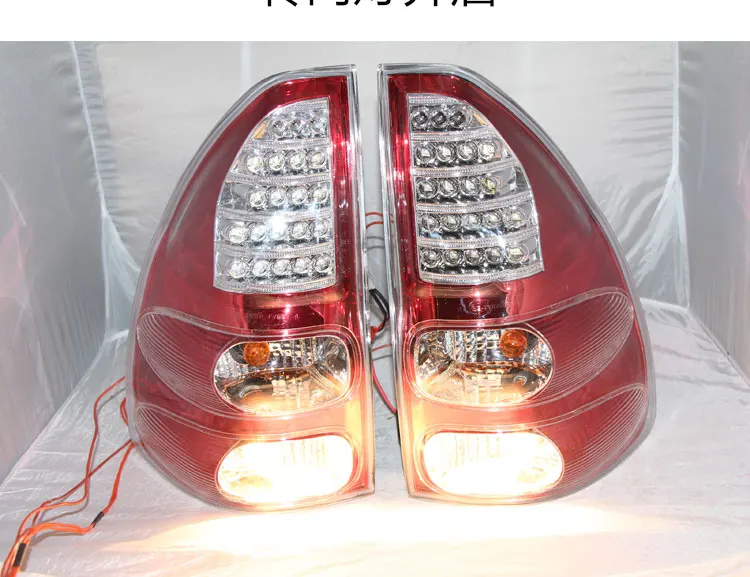Автомобильный Стайлинг для Toyota Prado светодиодный задняя фара 2003-2009 Автомобильный Стайлинг Taillamp Rearlight DRL+ тормоз+ Парк+ сигнальный светодиодный фонарь