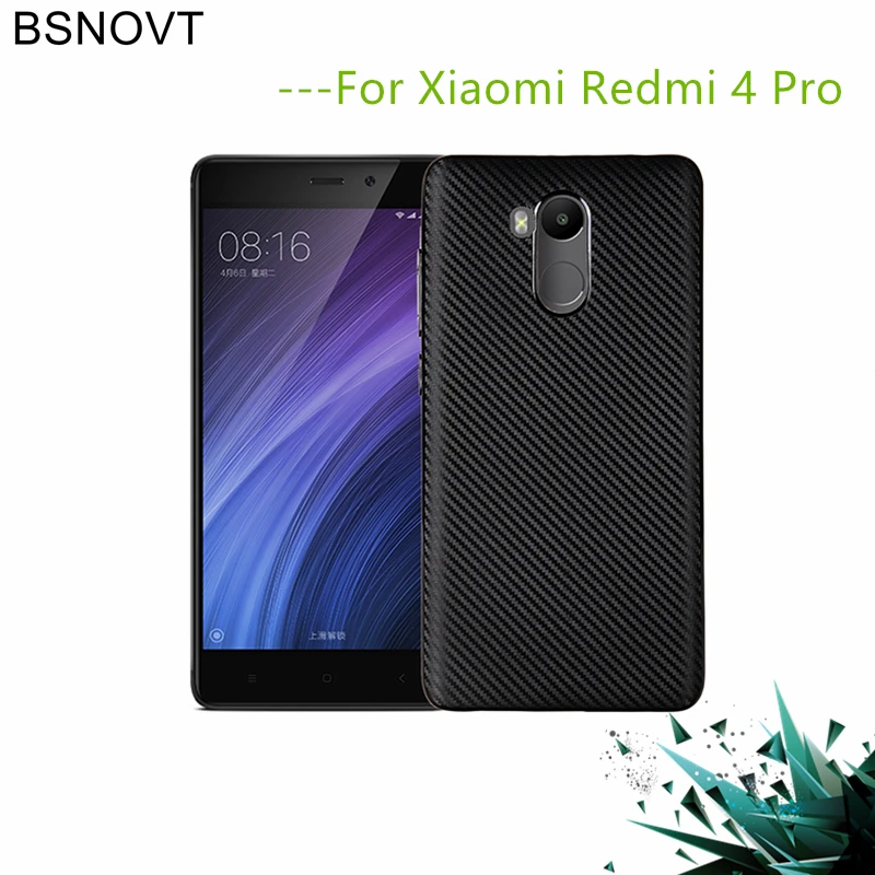 Чехол для Xiaomi Redmi 4 Pro Pro/Prime из мягкого углеродного волокна тонкий ударопрочный