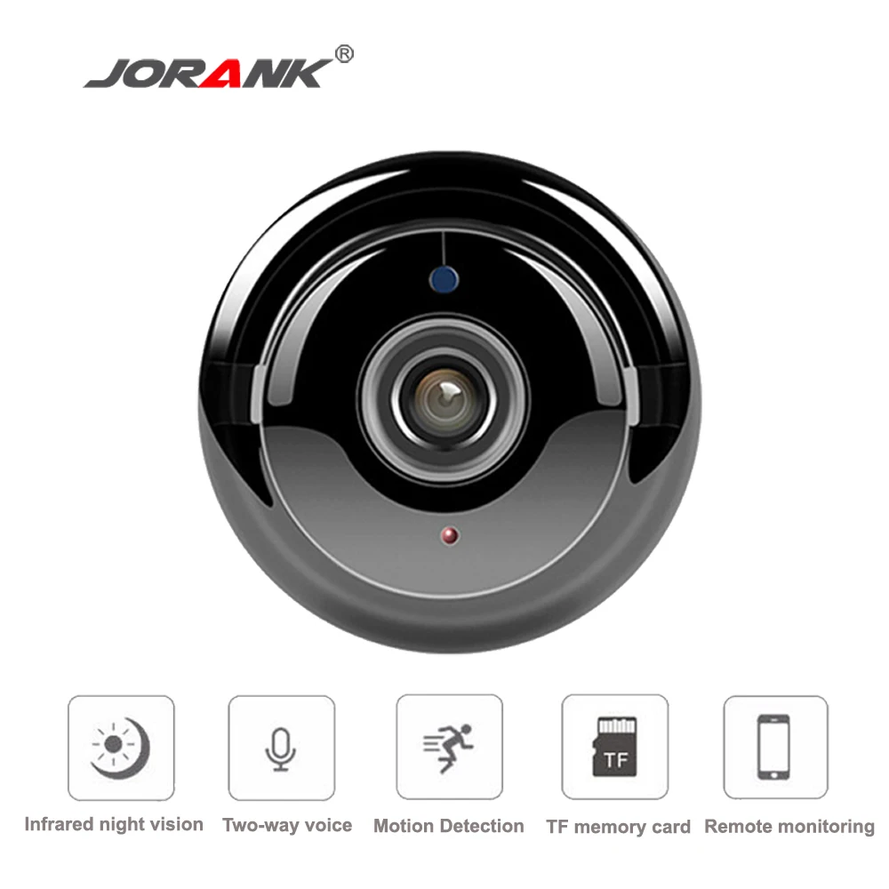 IP камера JORANK рыбий глаз 720P 960P HD 180 градусов Wi Fi|Камеры видеонаблюдения| |