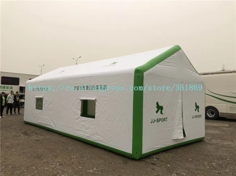 Factory customized direct selling outdoor large PVC inflatable air-proof tent, large PVC inflatable mobile tent