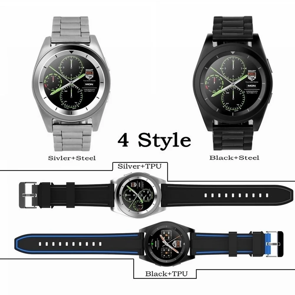 Для мужчин Смарт часы Роскошные Smartwatch наручные ZW35 монитор сердечного ритма