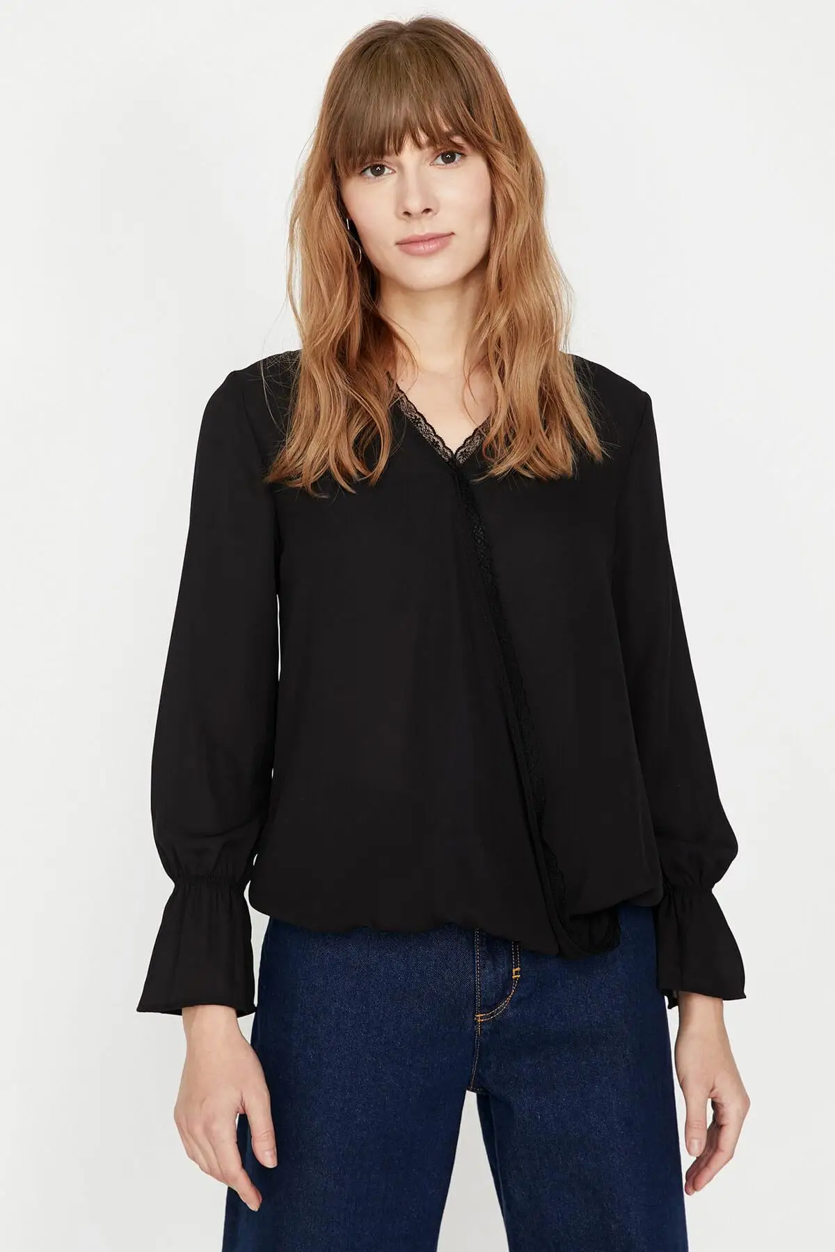 

Koton Women Black Blouse 9KAK66481IW