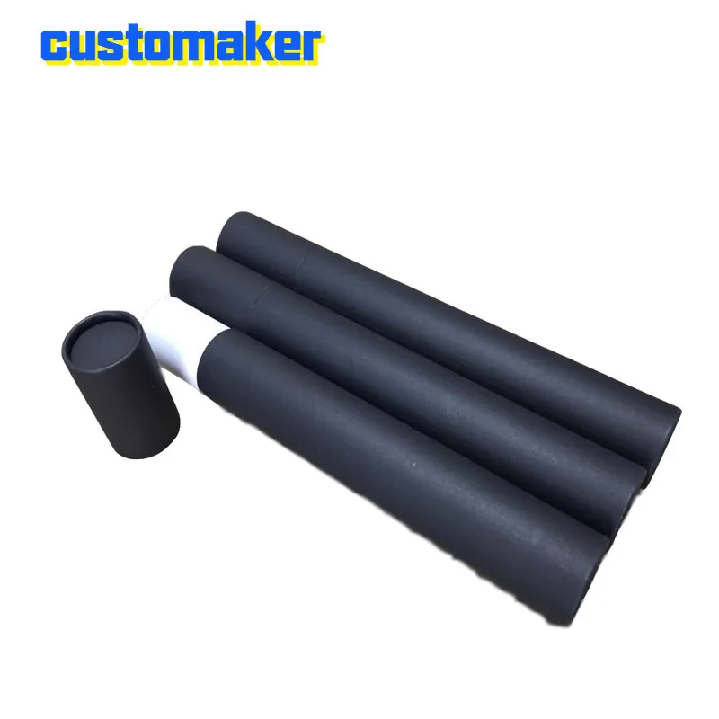 Black Cardboard Tube Blueprints Art Paper Cylinder Poster Painting Mouse Pad Pen A4 Paper A1 A2 A3 A5