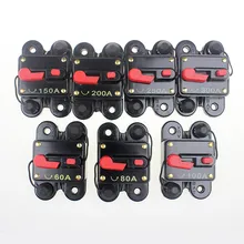 12-24V DC Home Solar System Waterproof Circuit Breaker Reset Fuse Inverter 60A 80A 100A 150A 200A 250A 300A 12-24V DC Home Solar System Waterproof Circuit Breaker Reset Fuse Inverter 60A 80A 100A 150A 200A 250A 300A