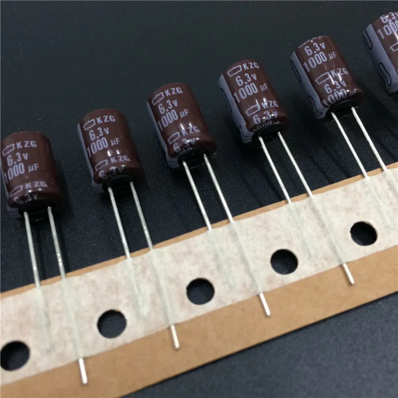 10pcs 1000uF 6.3V NCC KZG 8x12mm 6.3V1000uF Super Low ESR PC