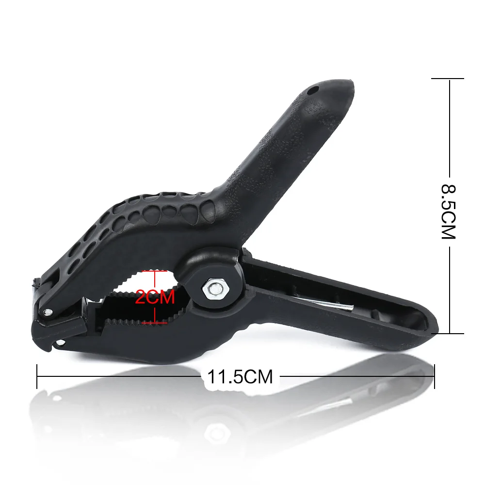 12Pcs Photography Heavy Duty Muslin Clamps 6CM Photo Booth Background Stand Clip Fixed Backdrop Mus