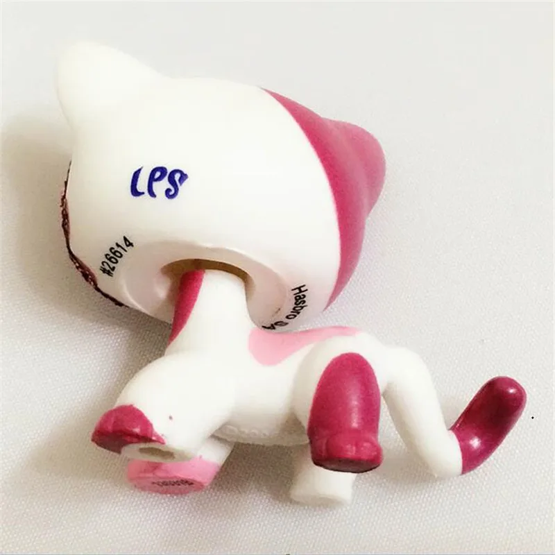 rare pet shop lps standing little short hair cat pink#2291 grey#5 black#994 old original pet toys kitten free shipping