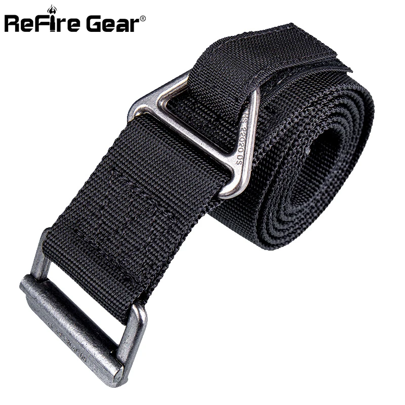 

SWAT Military Steel Buckle Tactical Belt Men 800D Nylon Army Combat Belts Heavy Duty Emergency Rigger Rappel Survival Waist Belt