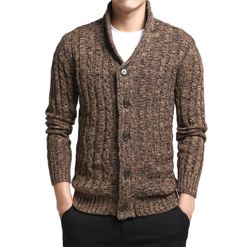 Mens Sweater Cardigan Males Twist Style Cardigan Clothings Fashion Thick Warm Colored Wool Sweaters Men Plus Size 4XL MuLS Brand 08