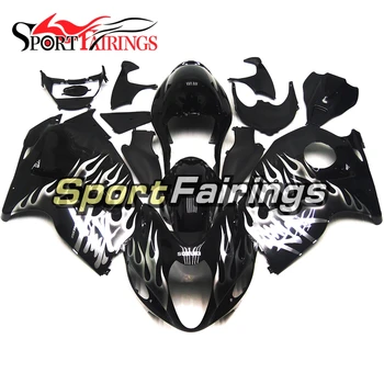 

Black White Flames Fairings for Suzuki GSXR1300 Hayabusa 1997 - 2007 98 99 00 01 02 03 Motorcycle Plastic Injection ABS Body Kit