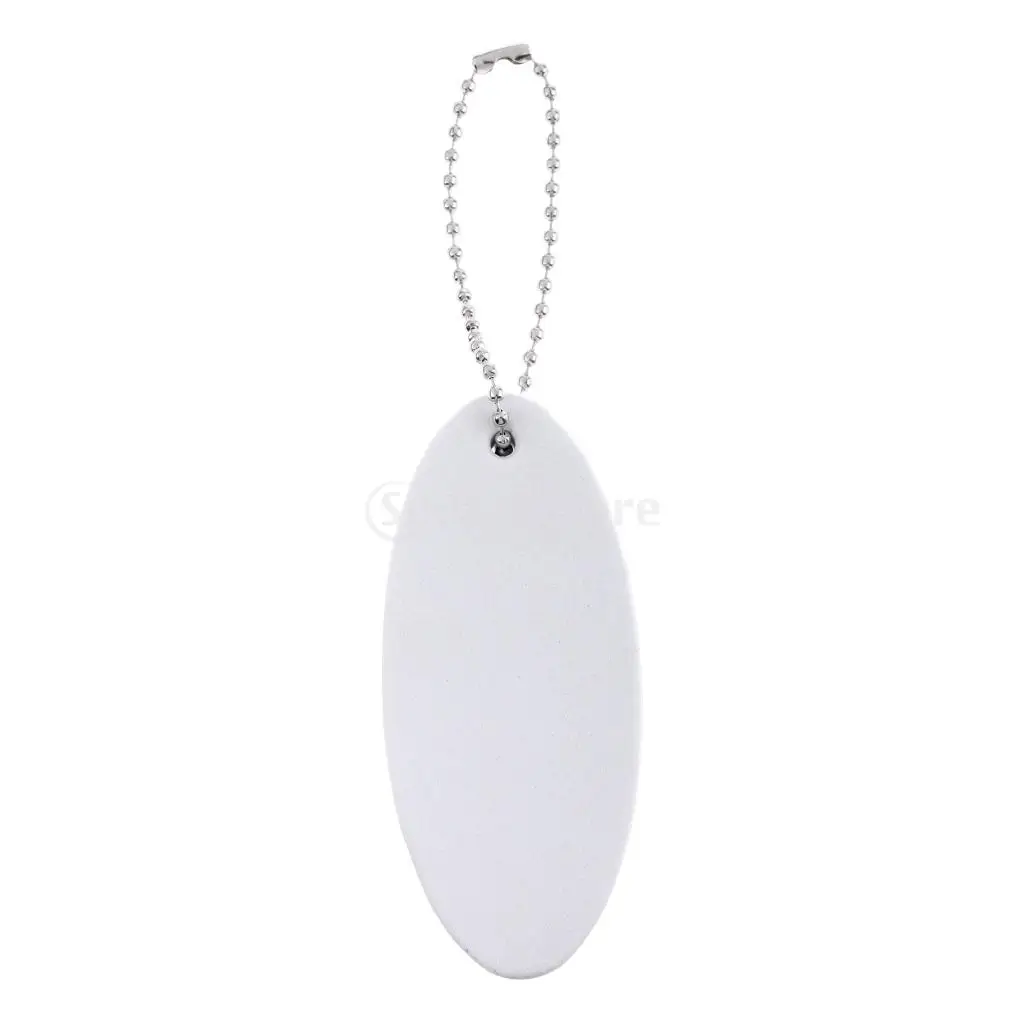 Lightweight EVA Floating Marine Kayak Boat Yacht Sailing Key Ring Key Chain Buoyant Float - Red and White Surfboard Shape
