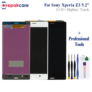 

For Sony Xperia Z3 LCD L55t D6603 D6653 LCD Display Touch Screen Digitizer Replacement Parts Display For Sony z3 Screen