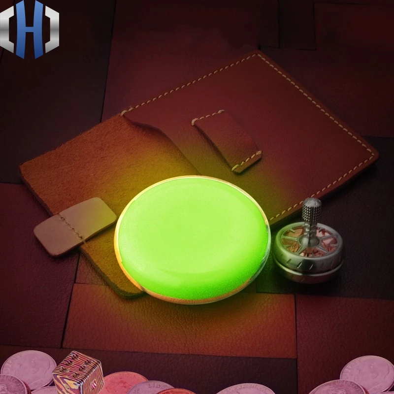 

K5 Glass Handcuffs Display Platform Bottom Fingertip Gyro Fluorescent Curved Base EDC Toy