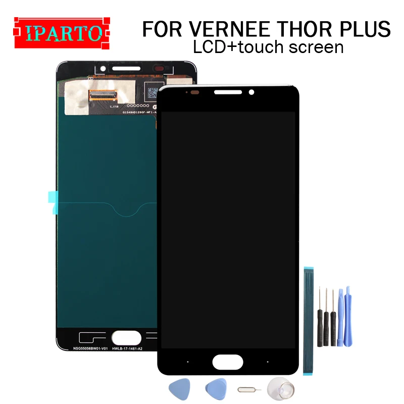 5 дюймов VERNEE THOR PLUS ЖК дисплей + кодирующий преобразователь сенсорного экрана в