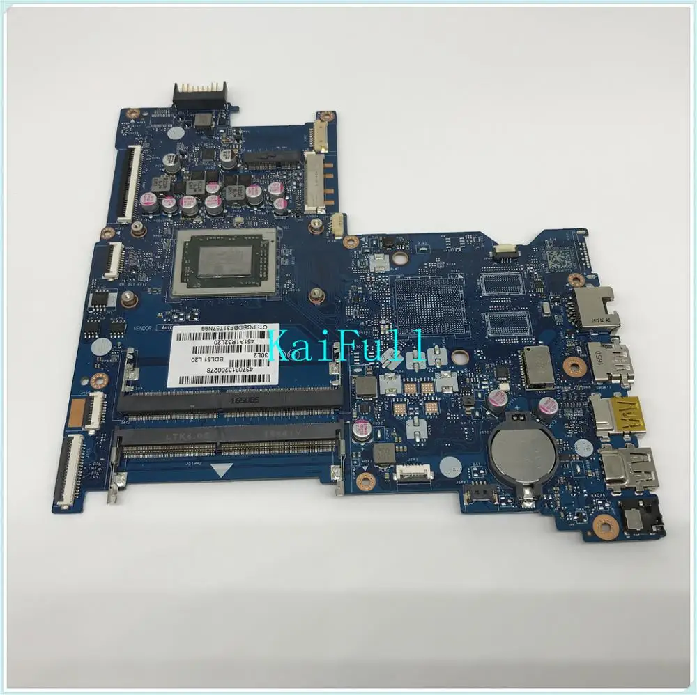 

FOR HP 15-BA 15Z-BA 15-ba058n Laptop Motherboard A12-9700P CPU 902570-001 902570-601 BDL51 LA-D713P Motherboard tested 100% work
