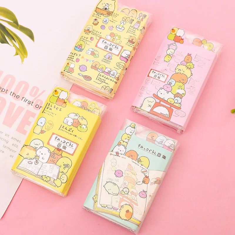 

16 Pack/lot New Pattern Rabbit 6 Folding Memo Pad N Times Sticky Notes Escolar Papelaria School Supply Bookmark Label