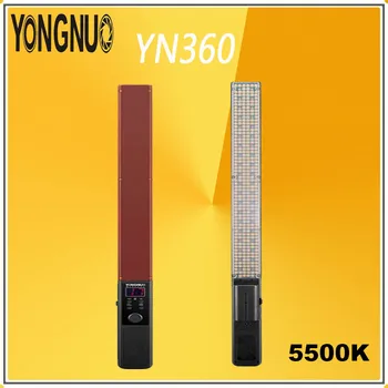 

YONGNUO YN360 Handheld 360 LED Video Light RGB Colorful 39.5CM 5500K Ice Stick Copious Professional Photo LED light YN 360 wand