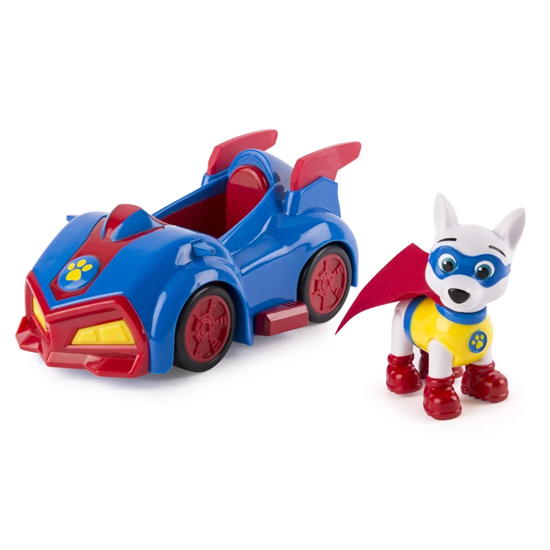 Оригинальной коробке! Подлинный Paw Patrol обезьяна храма Playset трекер Эверест Райдер Аполлон фигурка автомобиля Дети Аниме собачья игрушка - Цвет: apollow no box