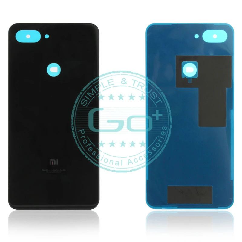 

For Xiaomi Mi 8 Lite Battery Back Cover Glass+ Plastic Door Housing+Glue Mi8 Youth / Mi 8X Back Panel Replacement Parts
