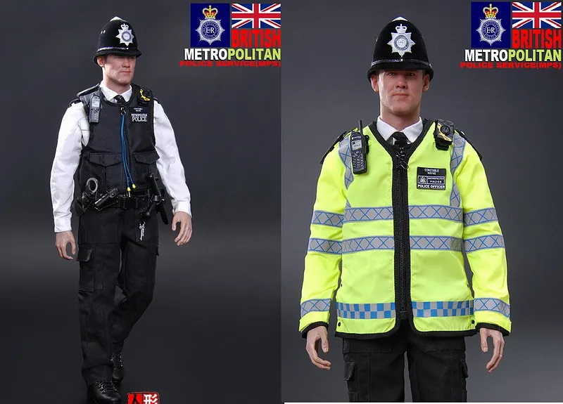 Armed Metropolitan Police Flashlight Modeling Action Figures 1//6 Scale