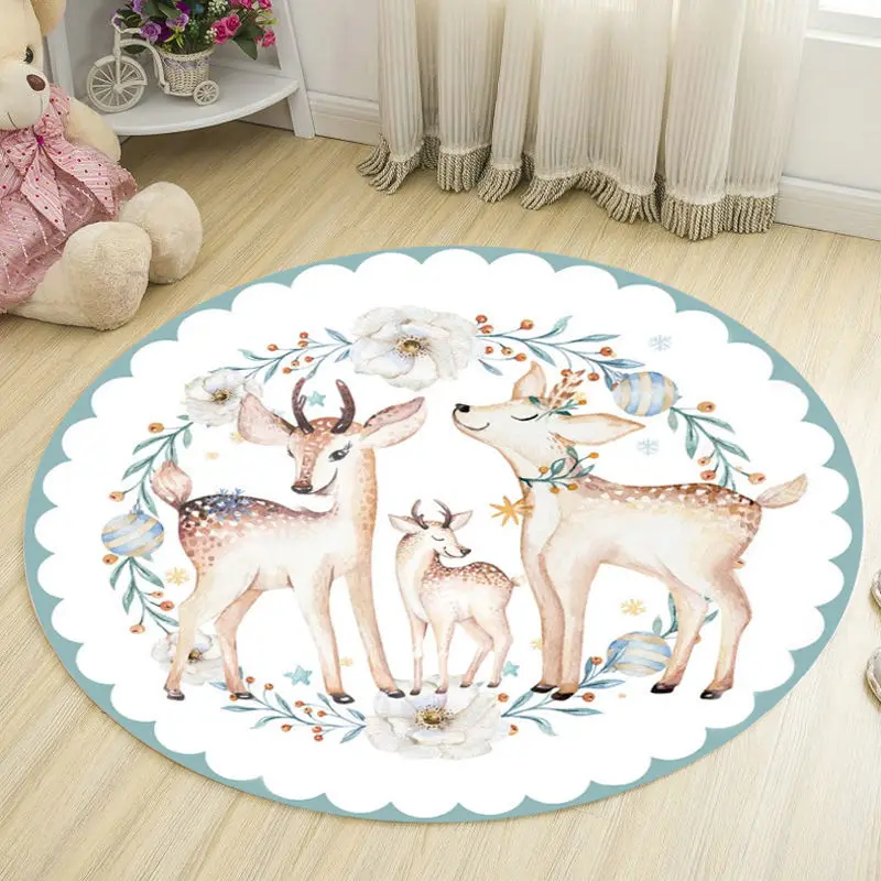 Cartoon Printed Kids Room Area Rugs Child Bedroom Home Living Room play Carpet Baby Crawl Rug Modern Parlor Large Size Floor Mat