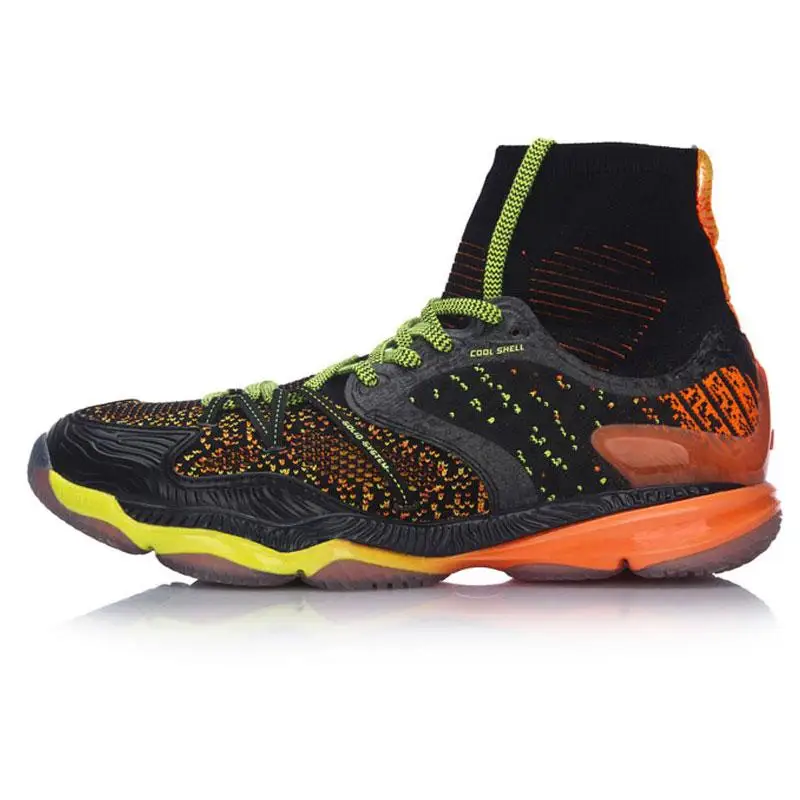 Li Ning Для мужчин Ranger Профессиональный Обувь для бадминтона с высокой Подушки Bounse +