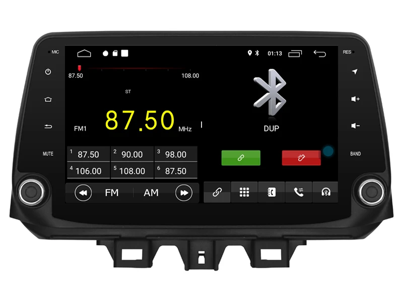 Top WITSON 9" FULL HD TOUCH SCREEN Android 9.0 Octa-Core Car GPS Multimedia Navigation for HYUNDAI ELANTRA 2019 Car DVD Player 3