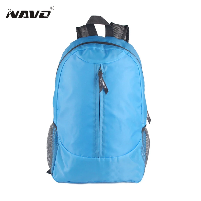 NAVO Waterproof Nylon Backpack Portable Lightweight Nylon Folding Bags Women Foldable Weekend