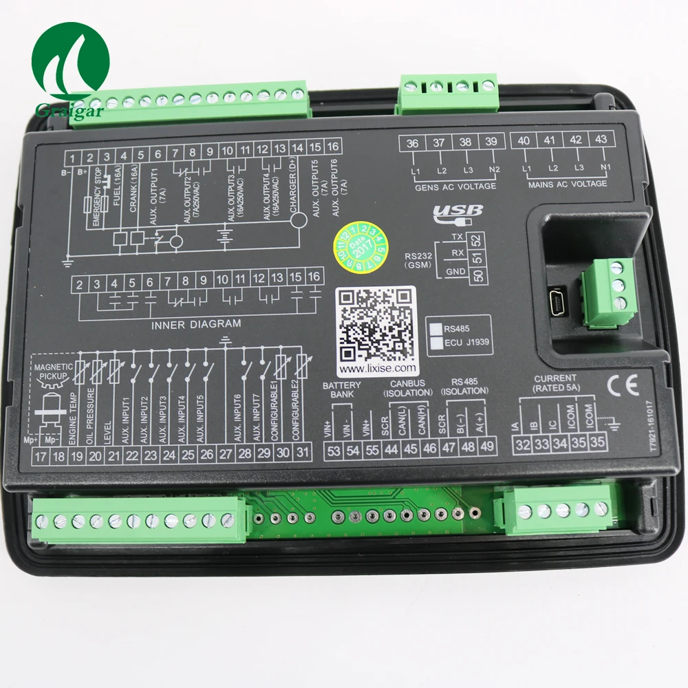 Новый LIXiSE LXC6110E генератор Контролер продукта дизель панель управления
