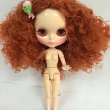 Обнаженная кукла Blyth, кукла с гибкими суставами, Заводская кукла, ksm 001 подходит для DIY Изменить игрушка BJD для девочек