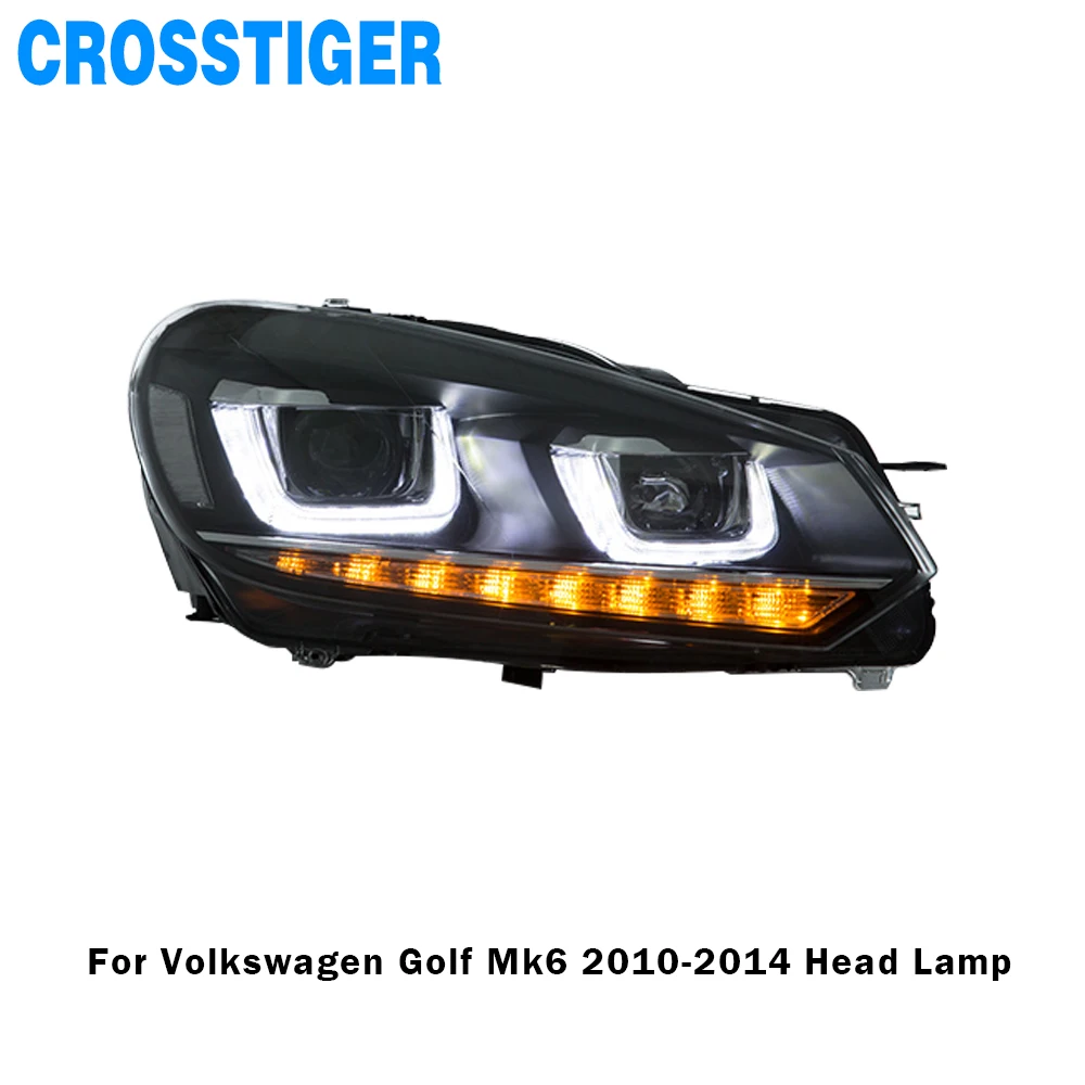 

FOR Volkswagen Golf Mk6 2010 2011 2012 2013 2014 LED DRL HEADLIGHT ASSEMBLY LAMP