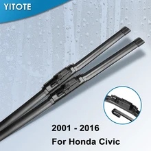 YITOTE стеклоочистителей ветрового стекла для Honda Civic 7th 8th 9th поколения(только для международной версии
